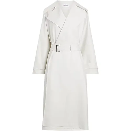 Belted Coats , Damen, Größe: 2XS - Calvin Klein - Modalova