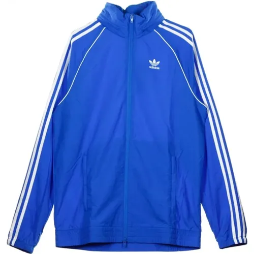 Gestreifte Windbreaker Jacke Adidas - Adidas - Modalova