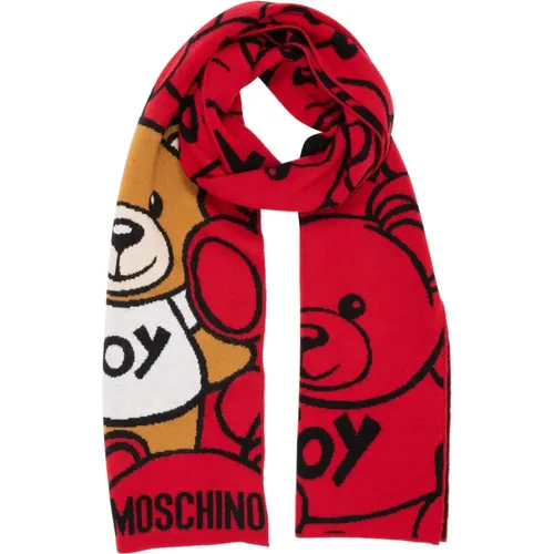 Abstrakter Wollschal - Moschino - Modalova