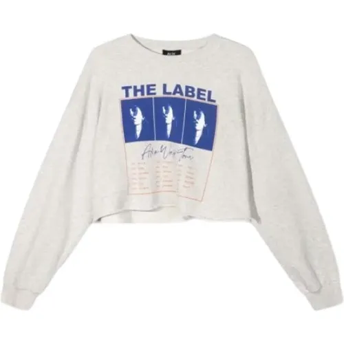 World Tour Cropped Sweater , Damen, Größe: L - ALIX The Label - Modalova