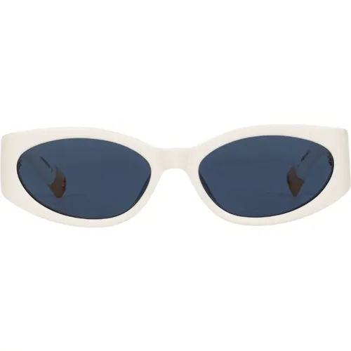 Weiße ovale Sonnenbrille Jacquemus - Jacquemus - Modalova