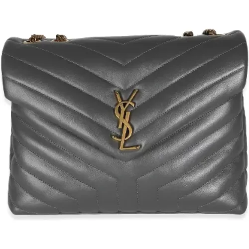 Pre-owned Leather clutches , female, Sizes: ONE SIZE - Yves Saint Laurent Vintage - Modalova