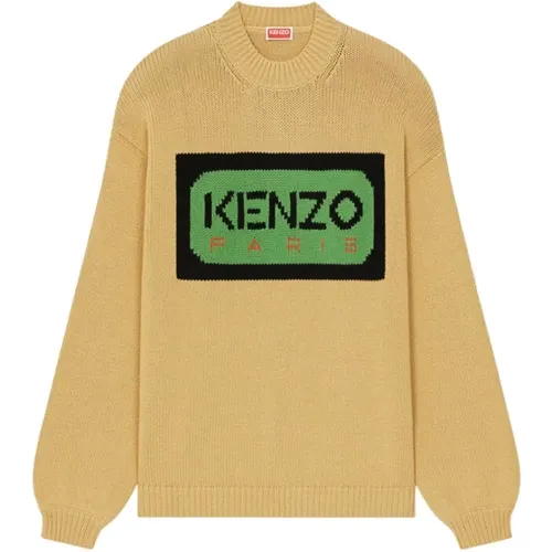 Round-Neck Knitwear Sweater for Men , male, Sizes: XS, S, M - Kenzo - Modalova