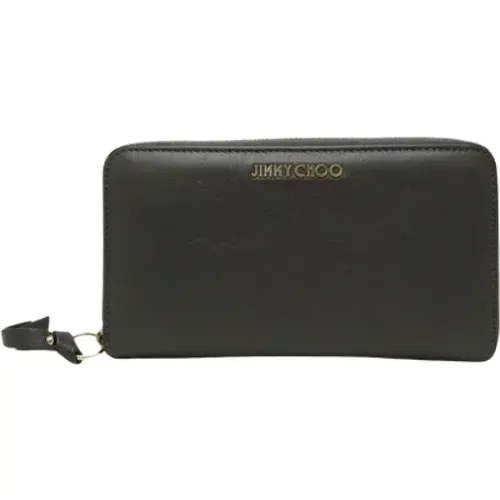 Pre-owned Leather wallets , female, Sizes: ONE SIZE - Jimmy Choo Pre-owned - Modalova