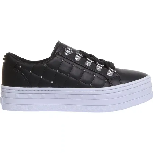 Studded Quilted Casual Sneakers Women , female, Sizes: 6 UK, 8 UK, 7 UK - Guess - Modalova