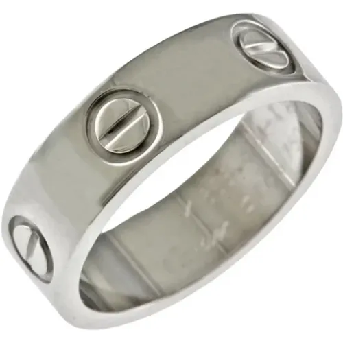 Pre-owned White Gold rings , female, Sizes: ONE SIZE - Cartier Vintage - Modalova