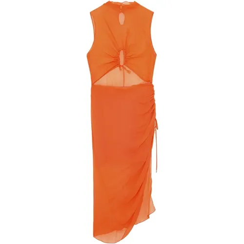 Kleid Midi cut-out Kleid , Damen, Größe: M - PATRIZIA PEPE - Modalova