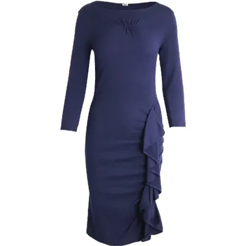 Pre-owned Wool dresses , female, Sizes: L - Moschino Pre-Owned - Modalova
