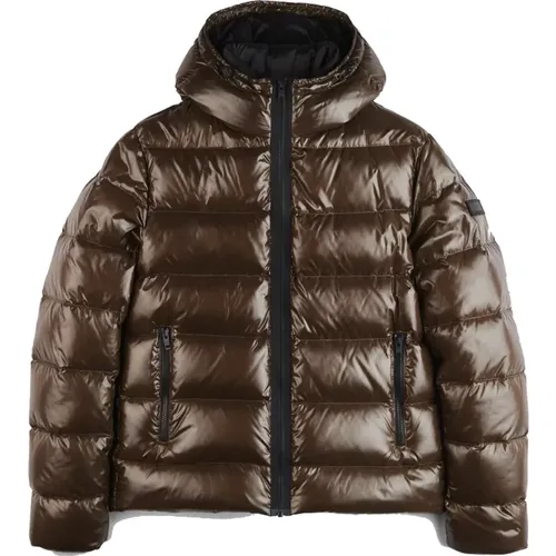 Hooded Puffer Jacket , male, Sizes: L, M - Fay - Modalova