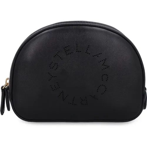 Logo Waschtasche aus veganem Leder - Stella Mccartney - Modalova