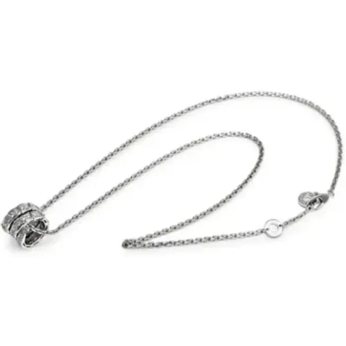 Pre-owned White Gold necklaces , female, Sizes: ONE SIZE - Bvlgari Vintage - Modalova