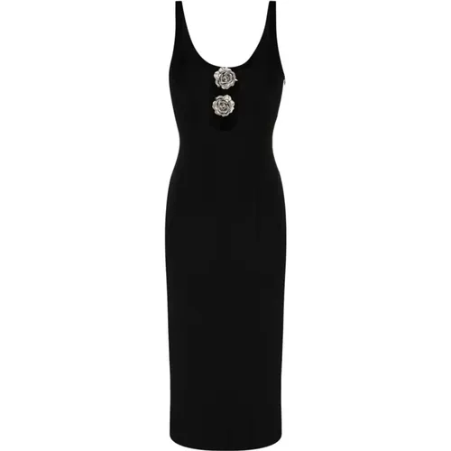 N0990 Nero Midi Dress , female, Sizes: S, XS - Blumarine - Modalova