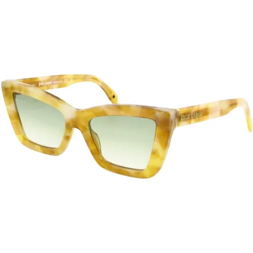 Roseville Sunglasses with Havana Frame , unisex, Sizes: 54 MM - Palm Angels - Modalova