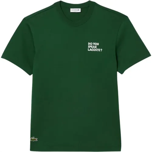 Klassisches T-Shirt für Männer , Herren, Größe: M - Lacoste - Modalova