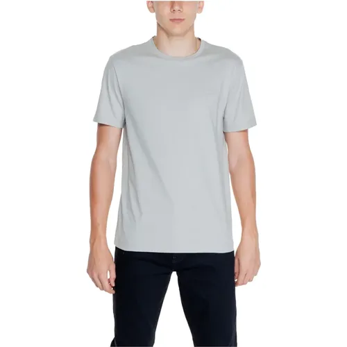 Baumwolle Herren T-Shirt Polo Kollektion , Herren, Größe: XL - Calvin Klein - Modalova