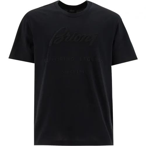 T-shirt , male, Sizes: 3XL, XL, 2XL, L, M - Brioni - Modalova