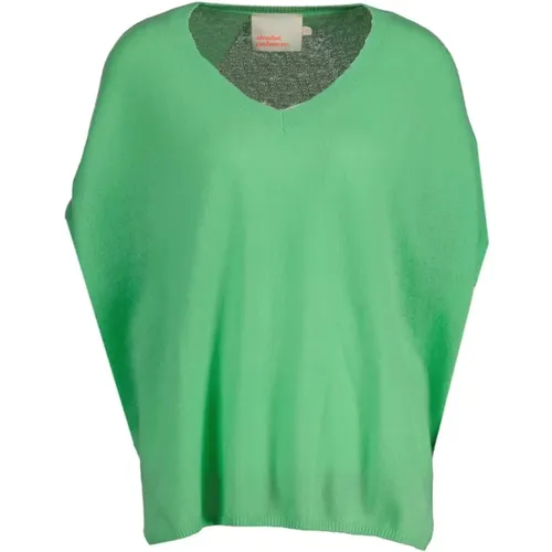 Weicher Grüner Lockerer Pullover , Damen, Größe: M - Absolut Cashmere - Modalova