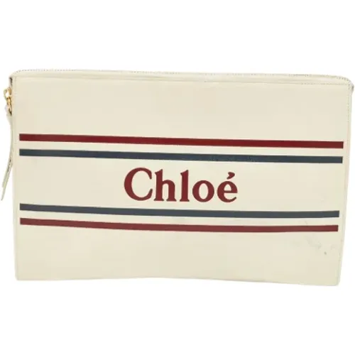 Pre-owned Leather clutches , female, Sizes: ONE SIZE - Chloé Pre-owned - Modalova