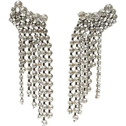 Asymmetric Earrings Transparent Silver , Damen, Größe: ONE Size - Isabel marant - Modalova