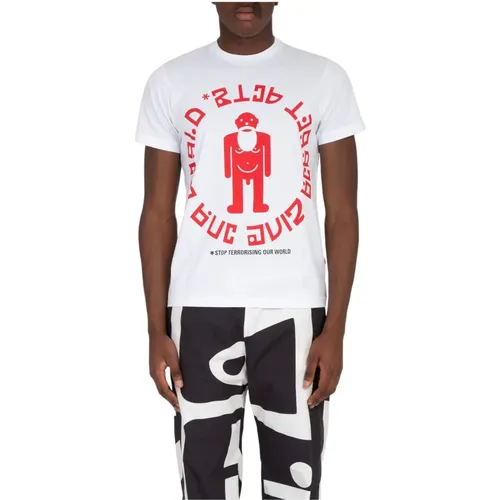 Weiße Stop-T T-Shirt - Walter Van Beirendonck - Modalova