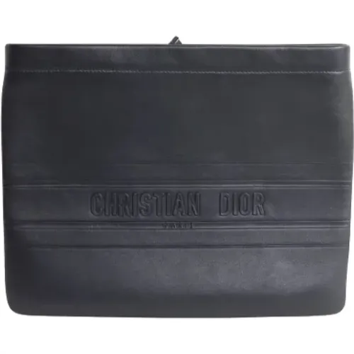 Pre-owned Leather clutches , female, Sizes: ONE SIZE - Dior Vintage - Modalova