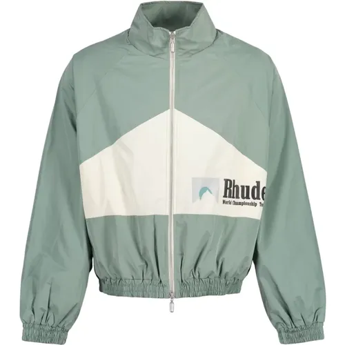 Grüne Flight Jacket mit Urban Sophistication - Rhude - Modalova