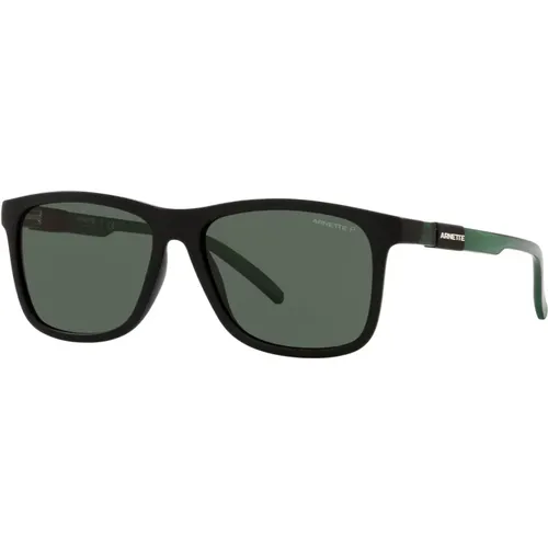 Matte /Green Sonnenbrille , Herren, Größe: 56 MM - Arnette - Modalova