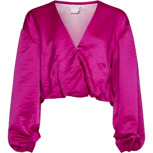 Magenta Hemd Eleganter Stil - Forte Forte - Modalova