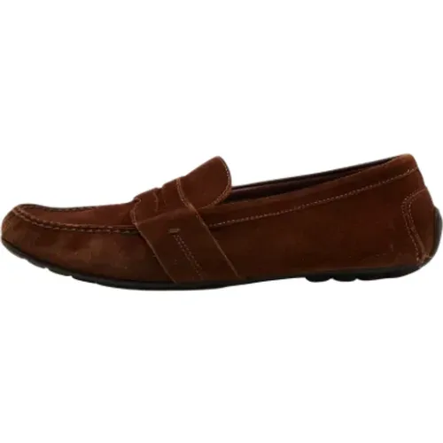 Pre-owned Suede flats , female, Sizes: 11 UK - Ralph Lauren Pre-owned - Modalova