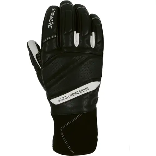 Schwarz/Weiß Anatomische DT Handschuhe - Snowlife - Modalova