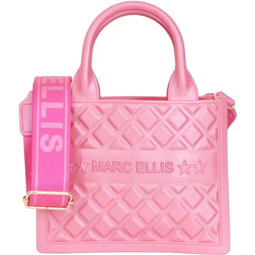 Gepolsterte rosa Damenhandtasche , Damen, Größe: ONE Size - Marc Ellis - Modalova