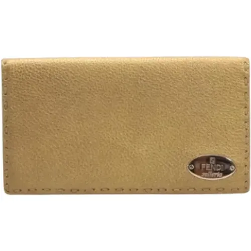 Pre-owned Leather wallets , female, Sizes: ONE SIZE - Fendi Vintage - Modalova