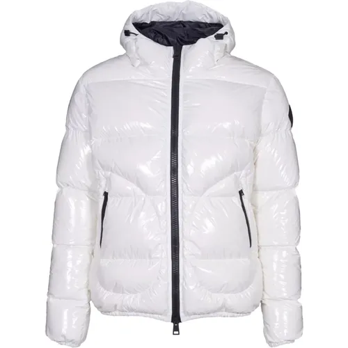 Cream Down Jacket Aw24 , male, Sizes: XL, L - Herno - Modalova