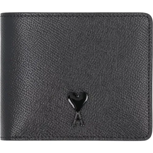 Stylish Wallet for Men , unisex, Sizes: ONE SIZE - Ami Paris - Modalova