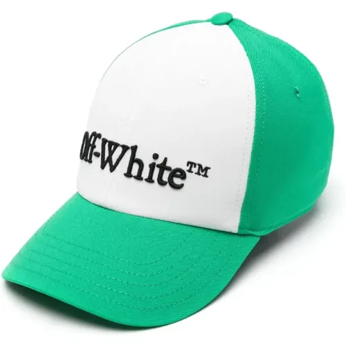 Baseball Hat Logo Embroidered , male, Sizes: M - Off White - Modalova