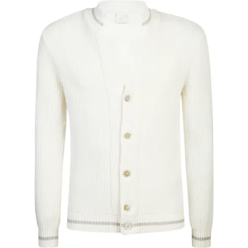 Stylish Cardigan Sweater for Women , male, Sizes: M, L - Eleventy - Modalova