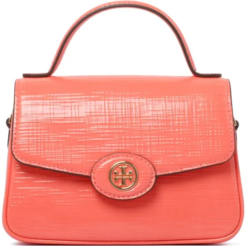 Coral Crush Robinson Top-Handle Tasche - TORY BURCH - Modalova