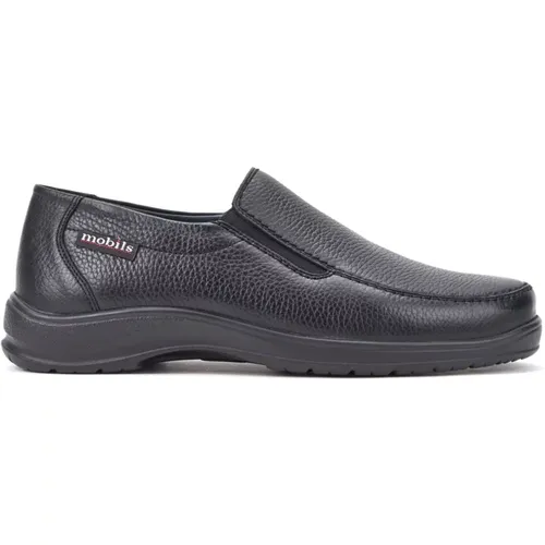 Ewald Herren Slip-On - Weite Passform - Schwarz , Herren, Größe: 39 EU - mephisto - Modalova