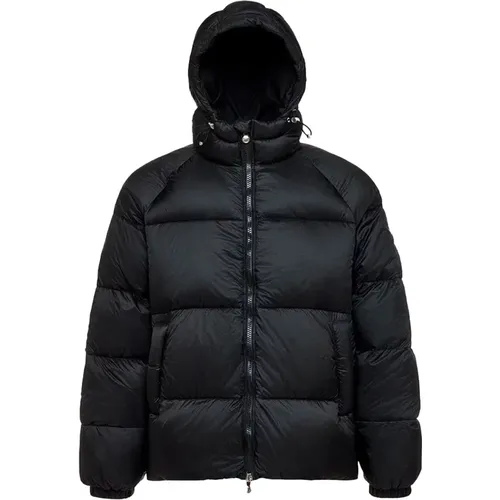 Schwarze Kapuzen-Ripstop-Jacke , Herren, Größe: XL - Pyrenex - Modalova