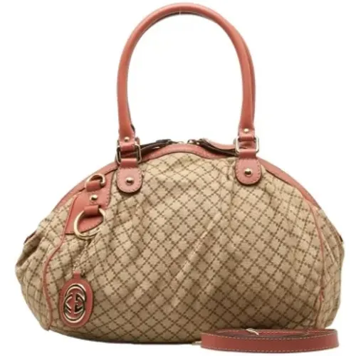 Pre-owned Canvas handbags , female, Sizes: ONE SIZE - Gucci Vintage - Modalova