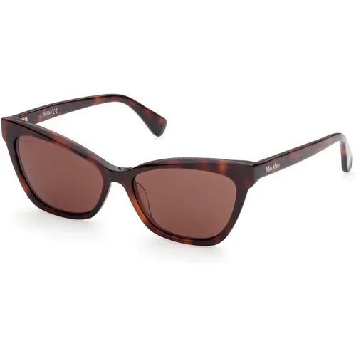 Hochwertige Acetat Sonnenbrille für Frauen , Damen, Größe: 58 MM - Max Mara - Modalova
