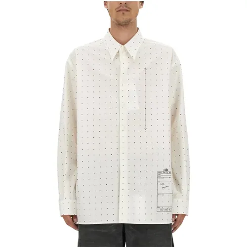 Lässiges Casual-Shirt mit lockerer Passform - MM6 Maison Margiela - Modalova