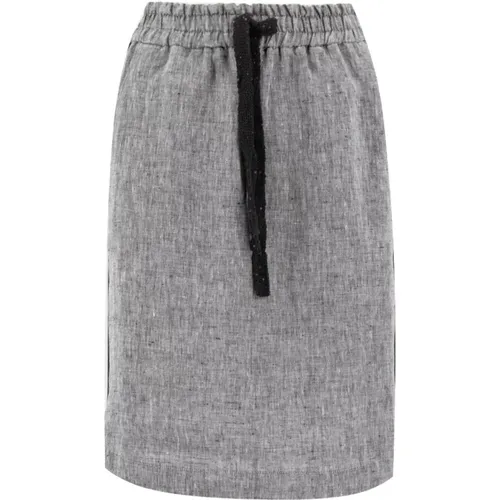 Skirt , female, Sizes: L, XS - Le Tricot Perugia - Modalova