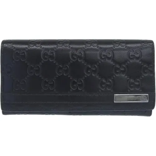 Pre-owned Leather wallets , female, Sizes: ONE SIZE - Gucci Vintage - Modalova