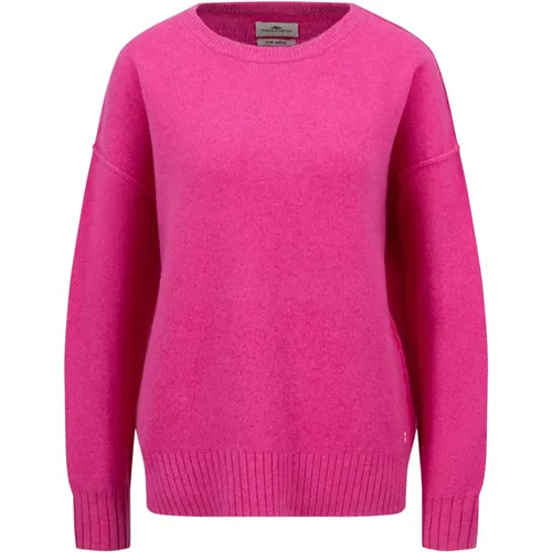 Merinowolle O-Neck Pullover - FYNCH-HATTON - Modalova