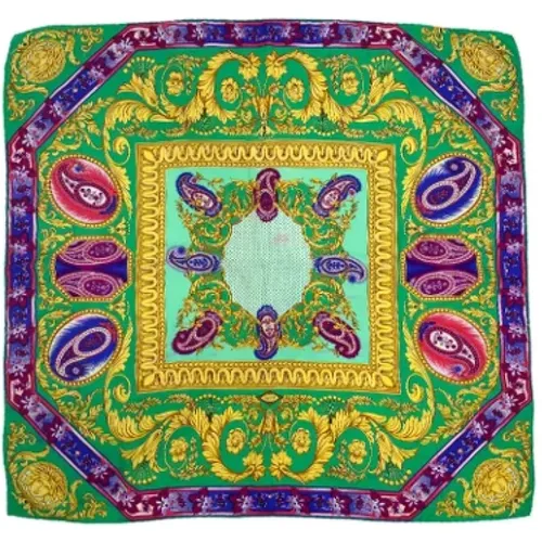 Pre-owned Fabric scarves , female, Sizes: ONE SIZE - Versace Pre-owned - Modalova