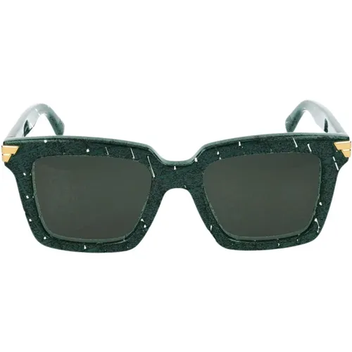 Stylische Sonnenbrille BV1005S,Crystal/ Sunglasses Bv1005S - Bottega Veneta - Modalova