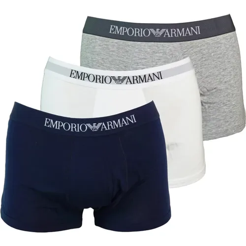 Sportliche Trunk Unterwäsche 3er Pack Herrenshorts - Emporio Armani - Modalova