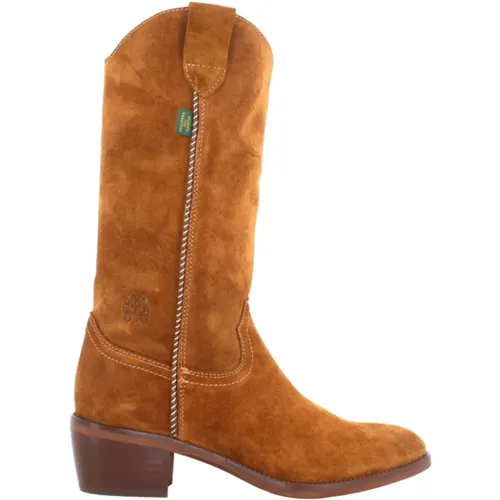 Cowboy Style Suede Boots for Women , female, Sizes: 7 UK - Dakota Boots - Modalova