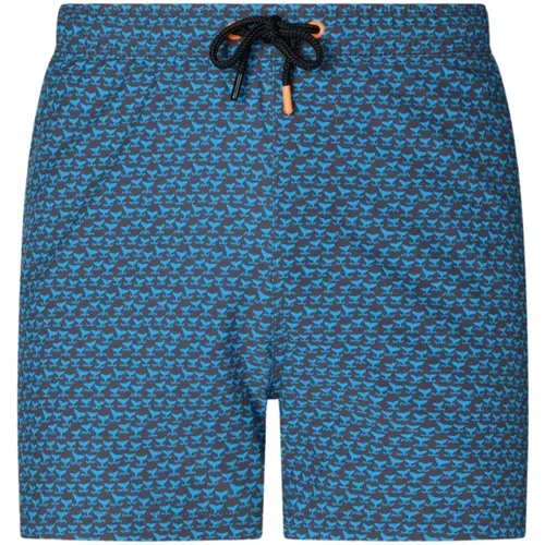 Men's Ademir Swimwear with Colorful Print , male, Sizes: M, L, XL - Save The Duck - Modalova
